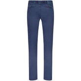 Tramarossa Blue Cotton Men Chino Trouser